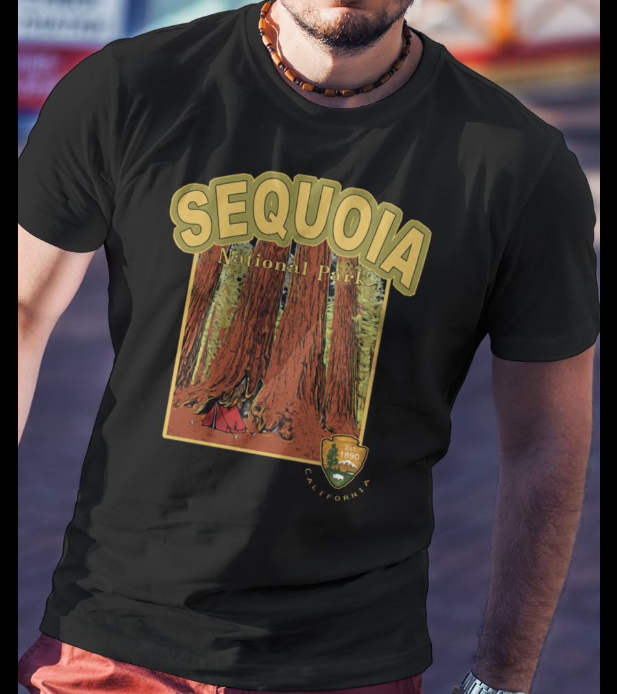 Sequoia National Park Giant Forest California Est 1890 T-Shirt