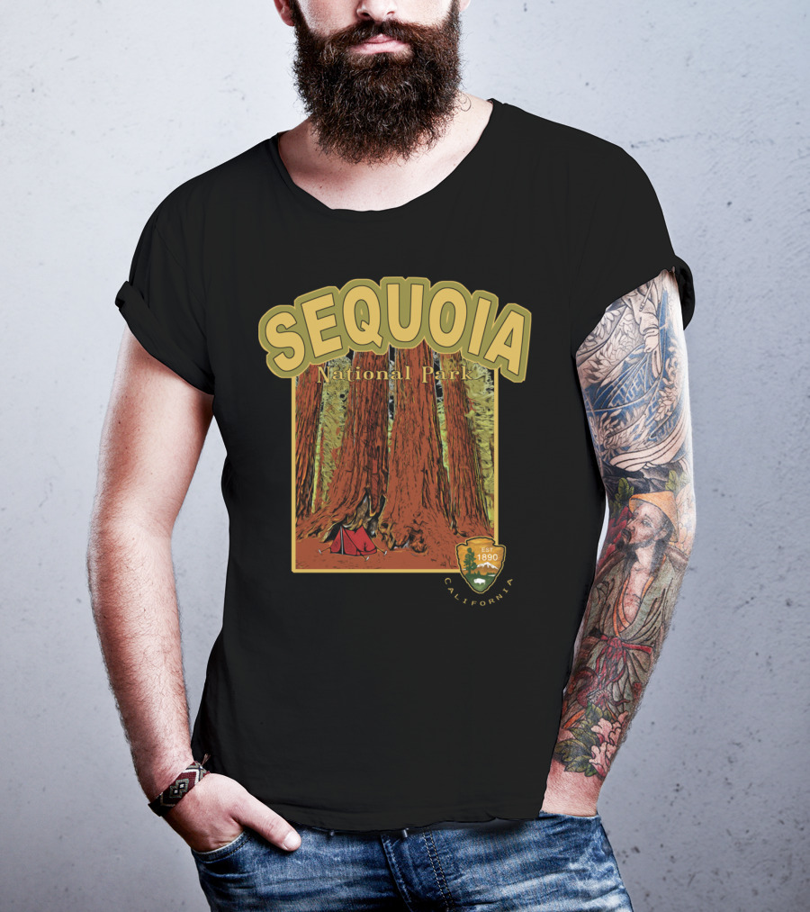 Sequoia National Park Giant Forest California Est 1890 T-Shirt