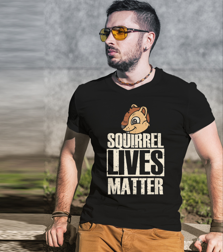 Squirrel Lives Matter Funny Squirrel Head T-Shirt