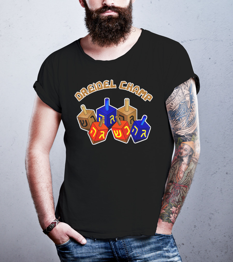 Dreidel Champ Hanukkah Day T-Shirt