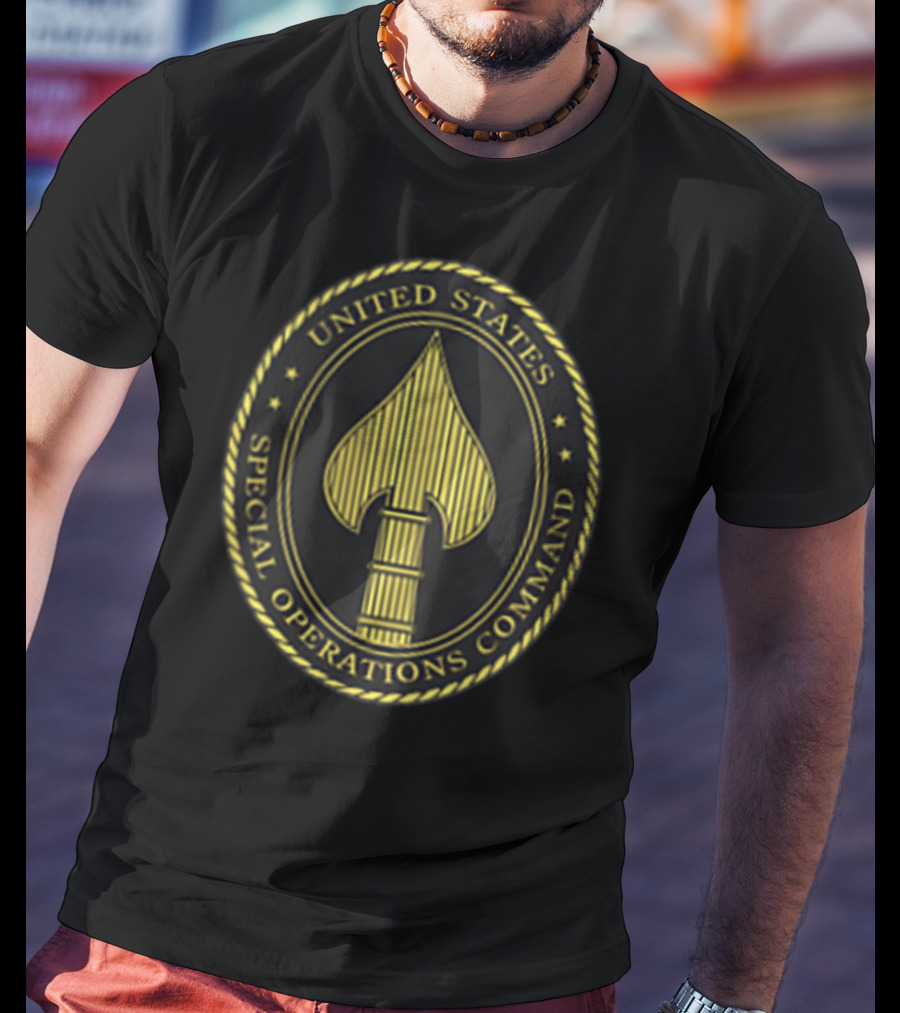 United States Special Operations Command Emblem SOCOM Military Badge T-Shirt