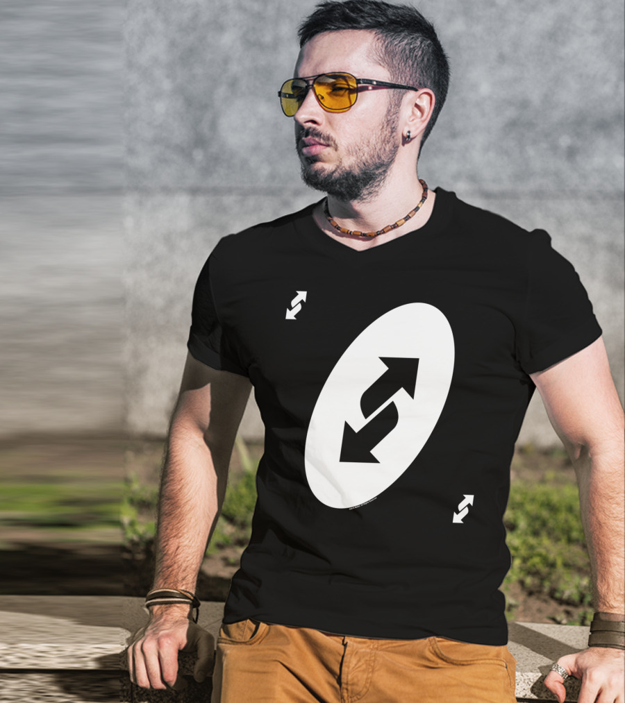 Uno Reverse Card Symbol T-Shirt