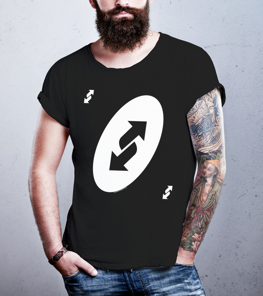 Uno Reverse Card Symbol T-Shirt