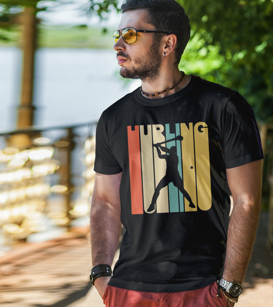 Hurling Vintage Style Retro T-Shirt