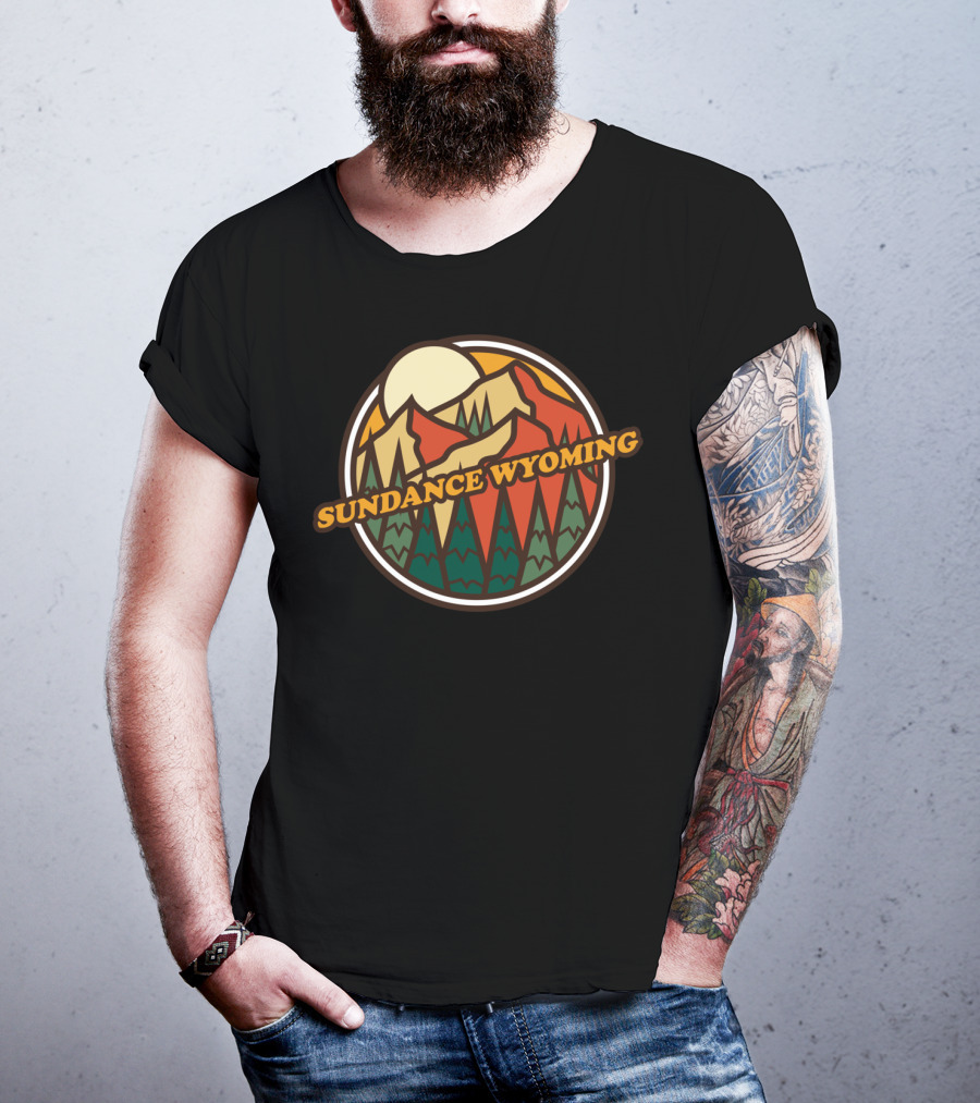 Sundance Wyoming Mountain Hiking Vintage Adventure T-Shirt