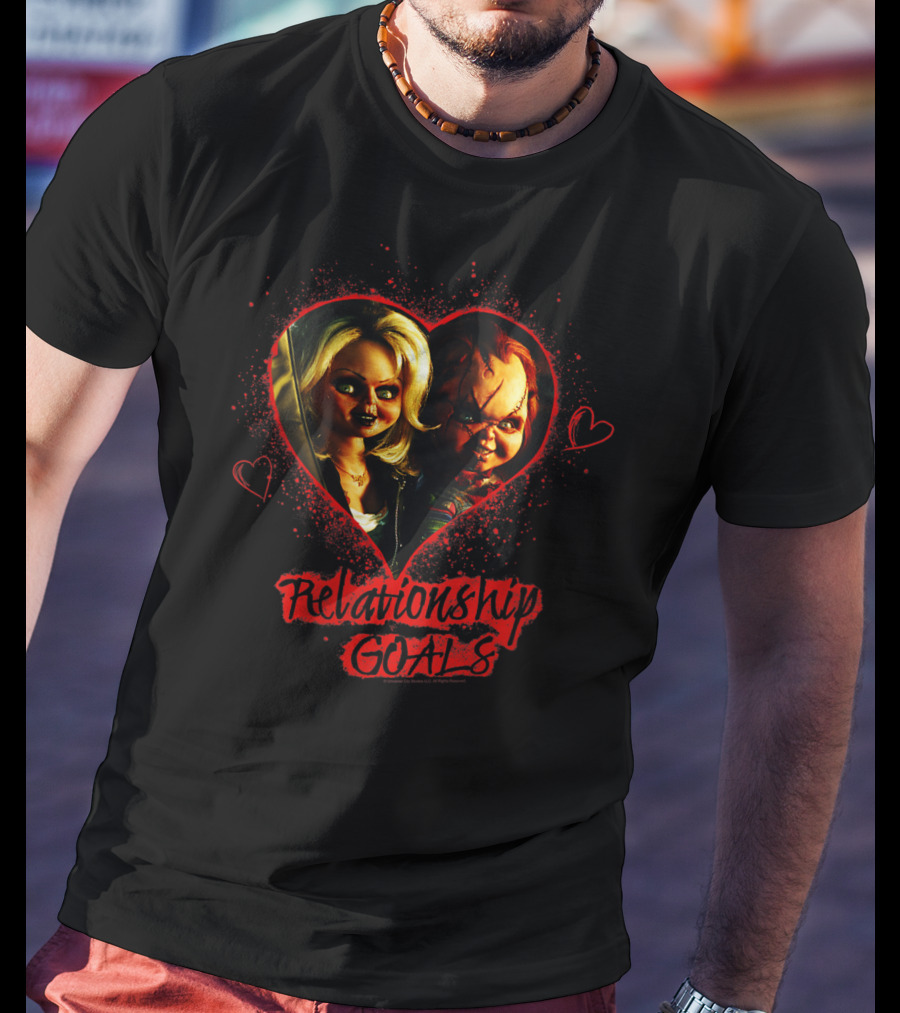 Relationship Goals Child's Play Chucky And Tiffany T-Shirt