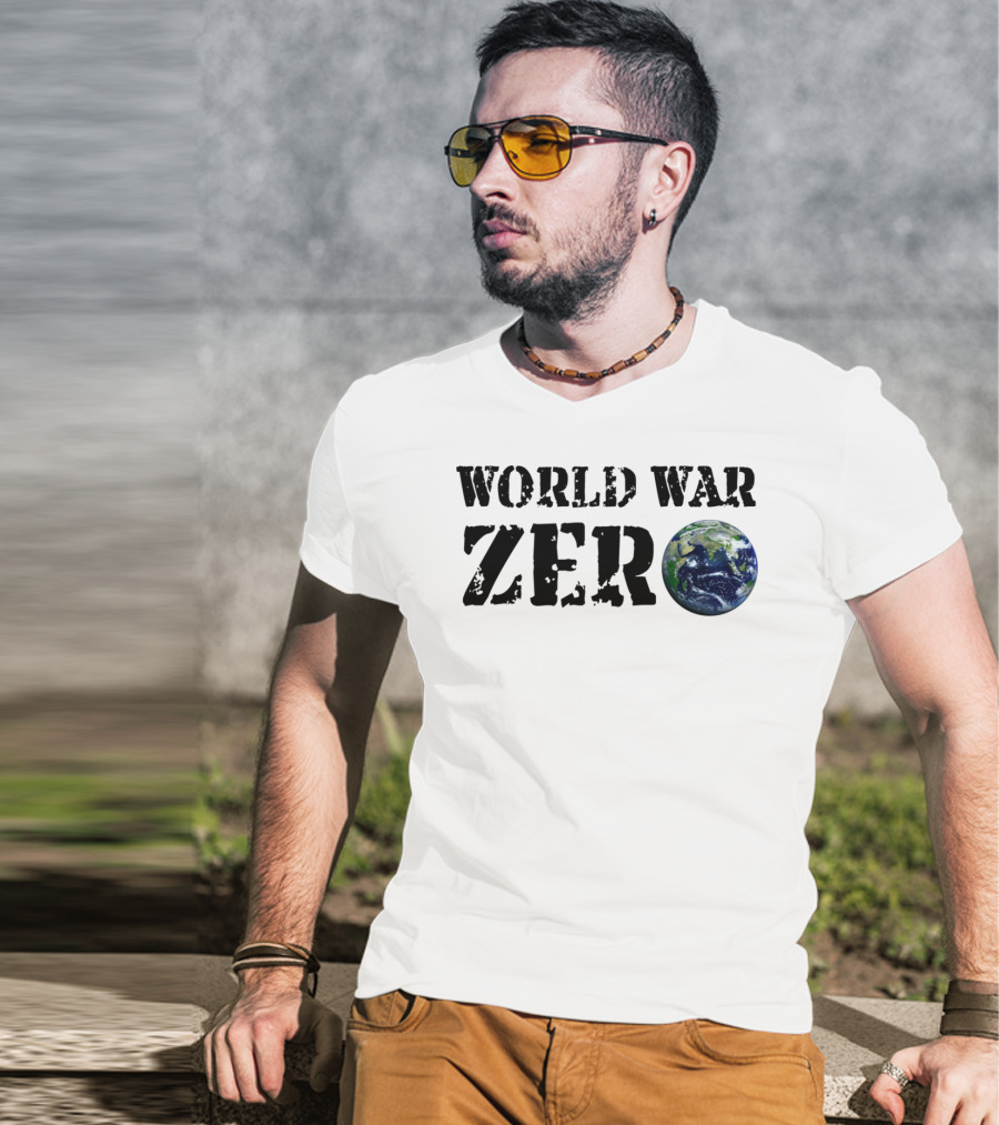 World War Zero Earth Concept Icon Planet T-Shirt