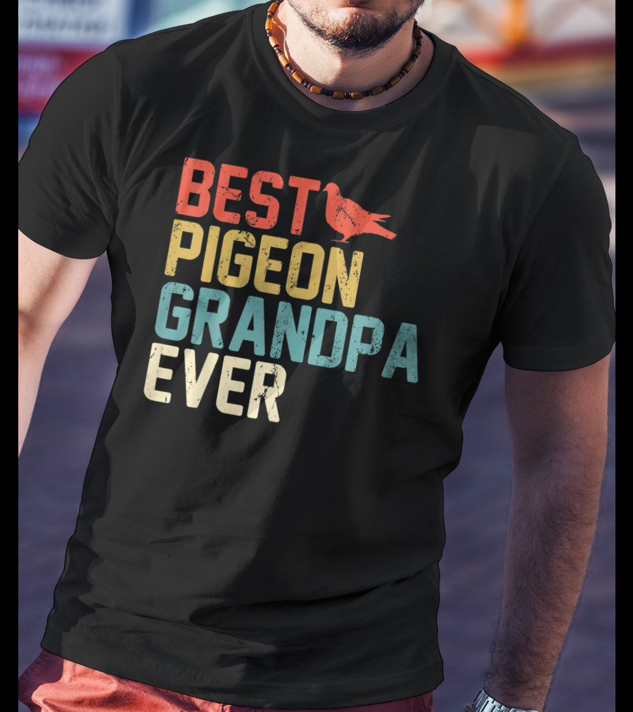 Best Pigeon Grandpa Ever T-Shirt