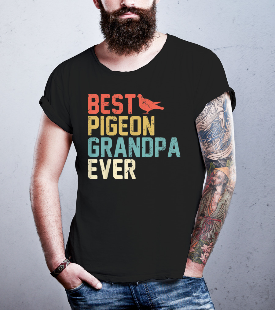 Best Pigeon Grandpa Ever T-Shirt