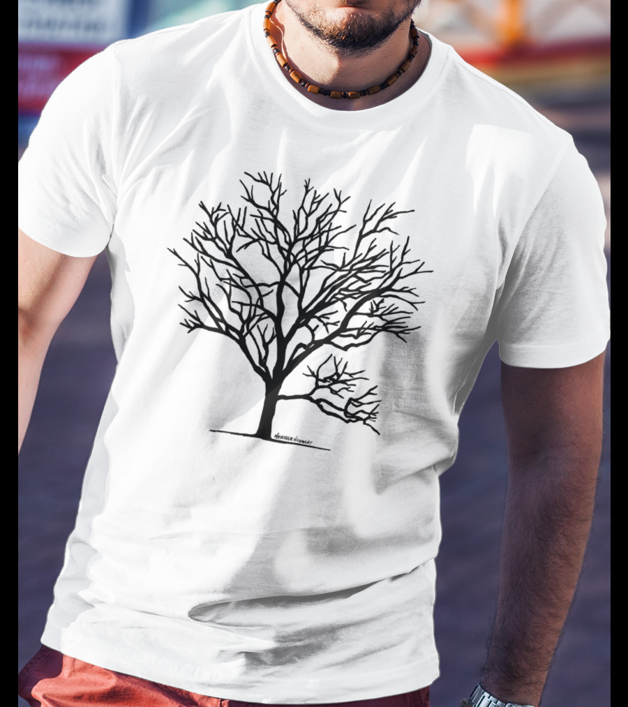 Black Tree (Dark And Stormy) Tree T-Shirt