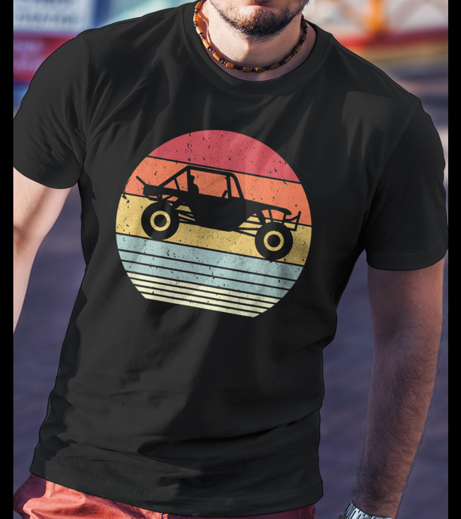Vintage Sunset Can Am Style Off Road Beach Buggy T-Shirt