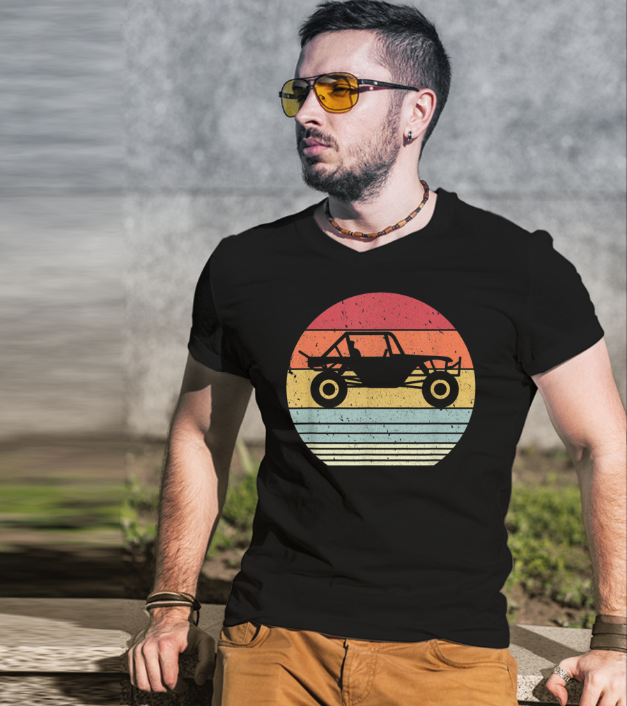Vintage Sunset Can Am Style Off Road Beach Buggy T-Shirt