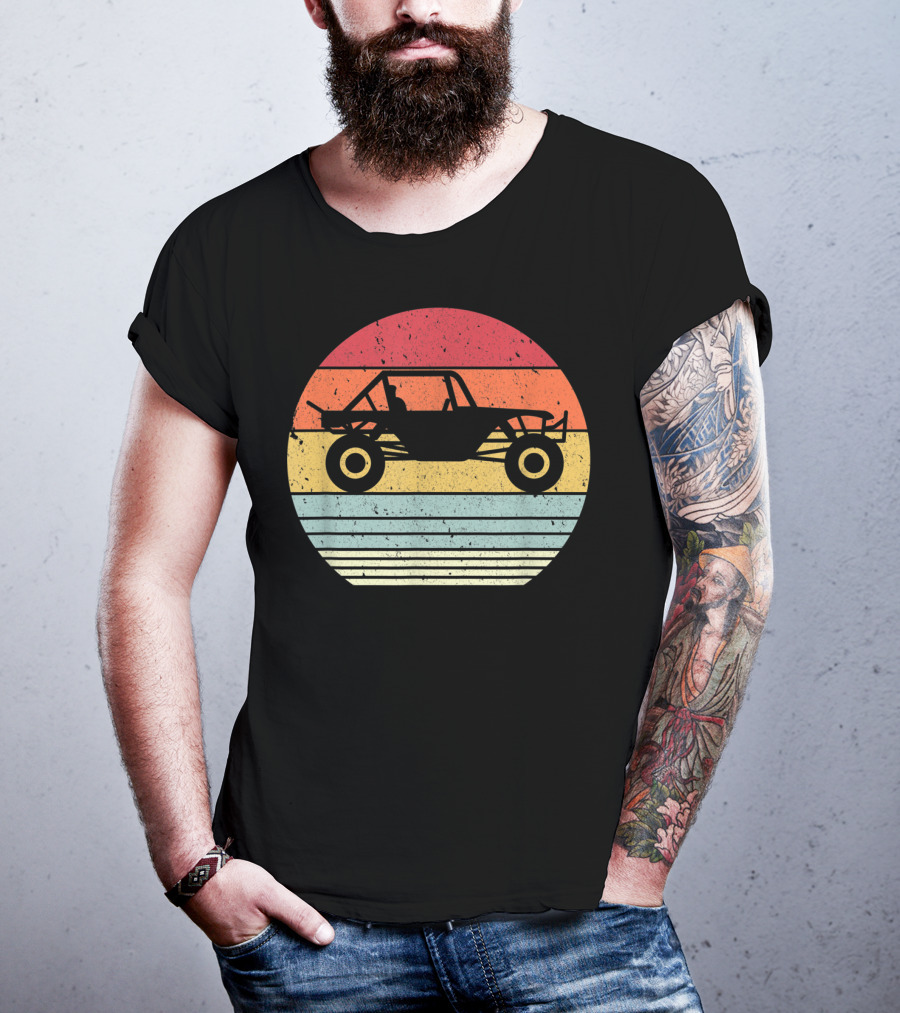 Vintage Sunset Can Am Style Off Road Beach Buggy T-Shirt