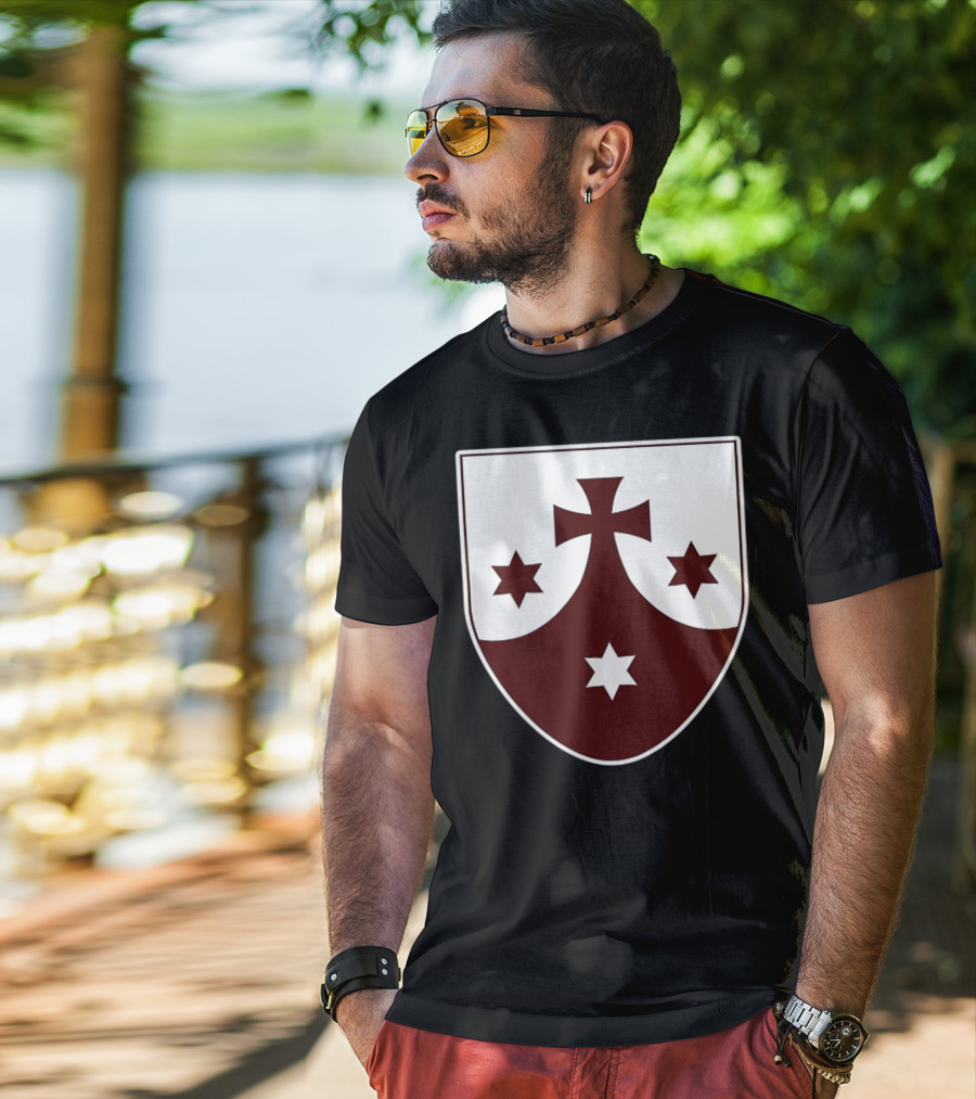 Carmelite Order Emblem Shield T-Shirt