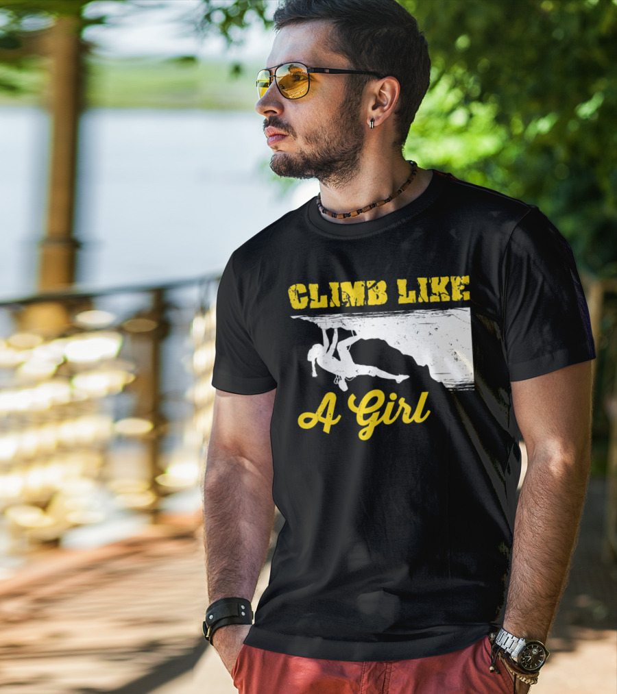 Climb Like A Girl T-Shirt