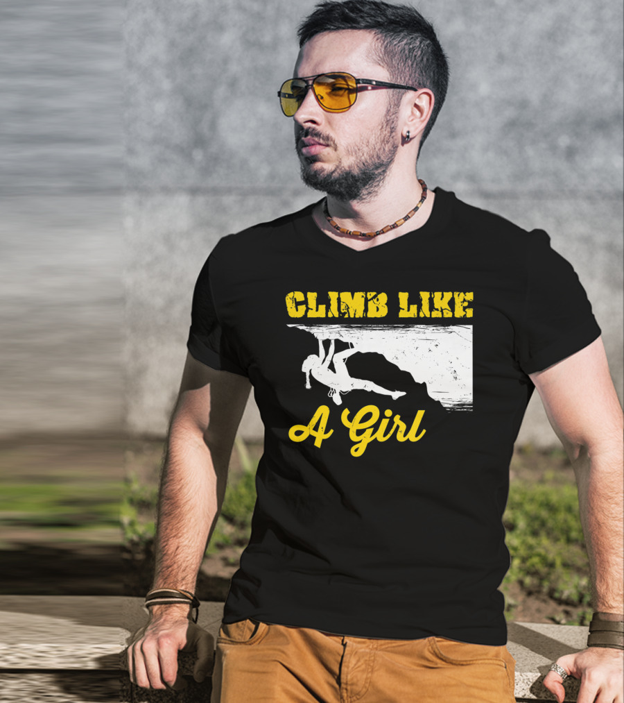 Climb Like A Girl T-Shirt