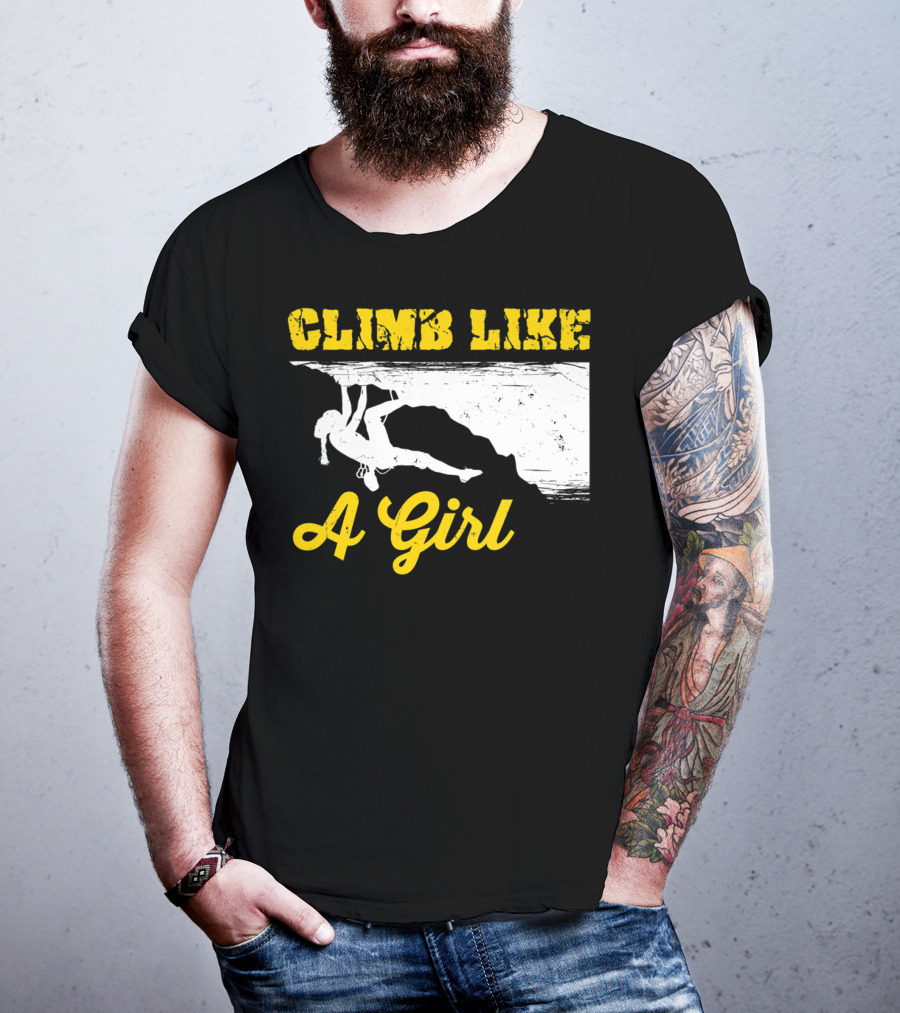 Climb Like A Girl T-Shirt