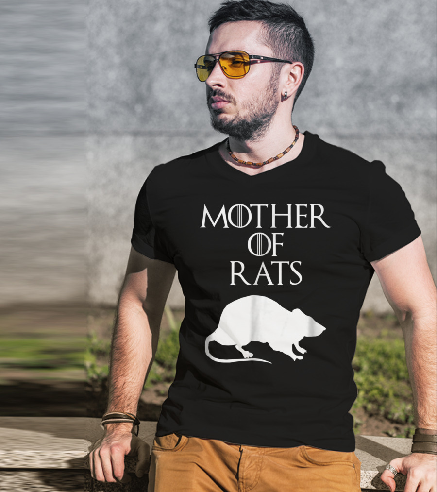 Mother Of Rats Cute Unique White E010500 T-Shirt