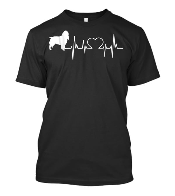English Springer Spaniel Heartbeat Love T-Shirt