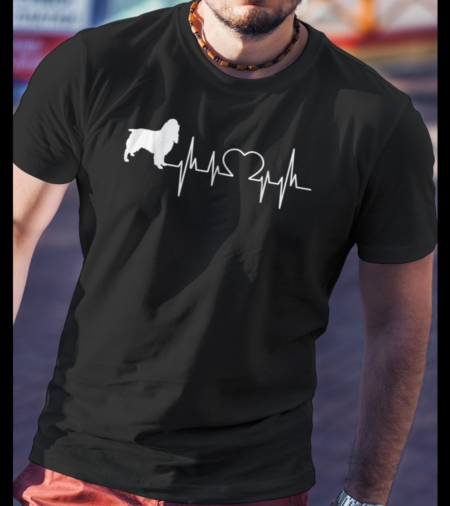 English Springer Spaniel Heartbeat Love T-Shirt