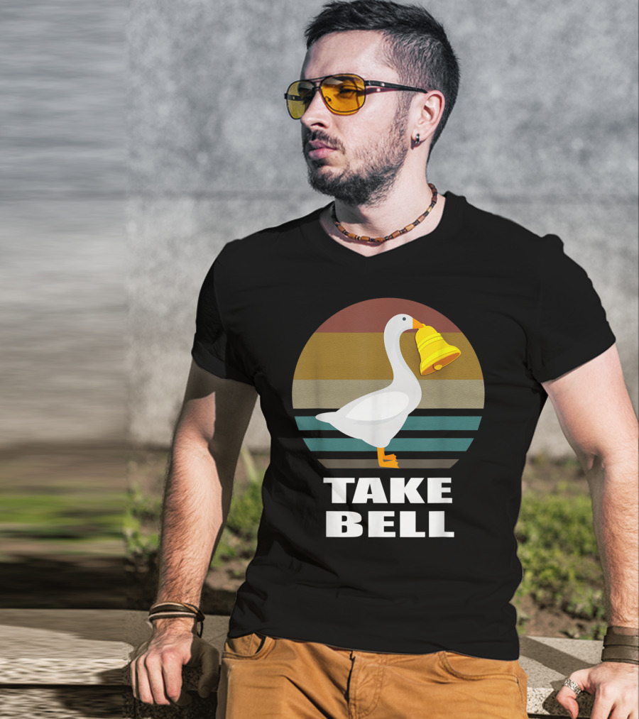 Funny Goose Take Bell Game T-Shirt