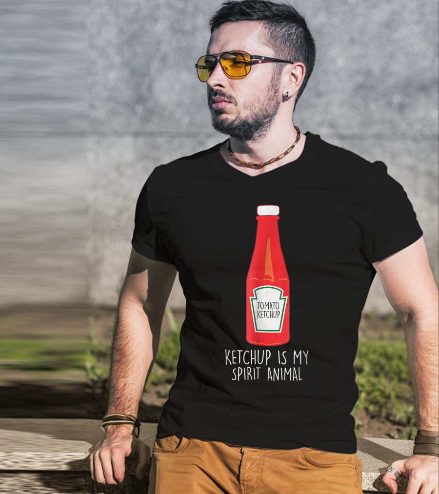 Tomato Ketchup Is My Spirit Animal Ketchup T-Shirt