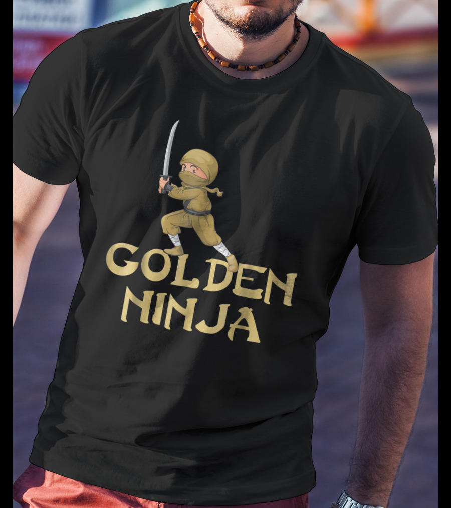 Golden Ninja Warrior Gold Ninja Perfekt T-Shirt