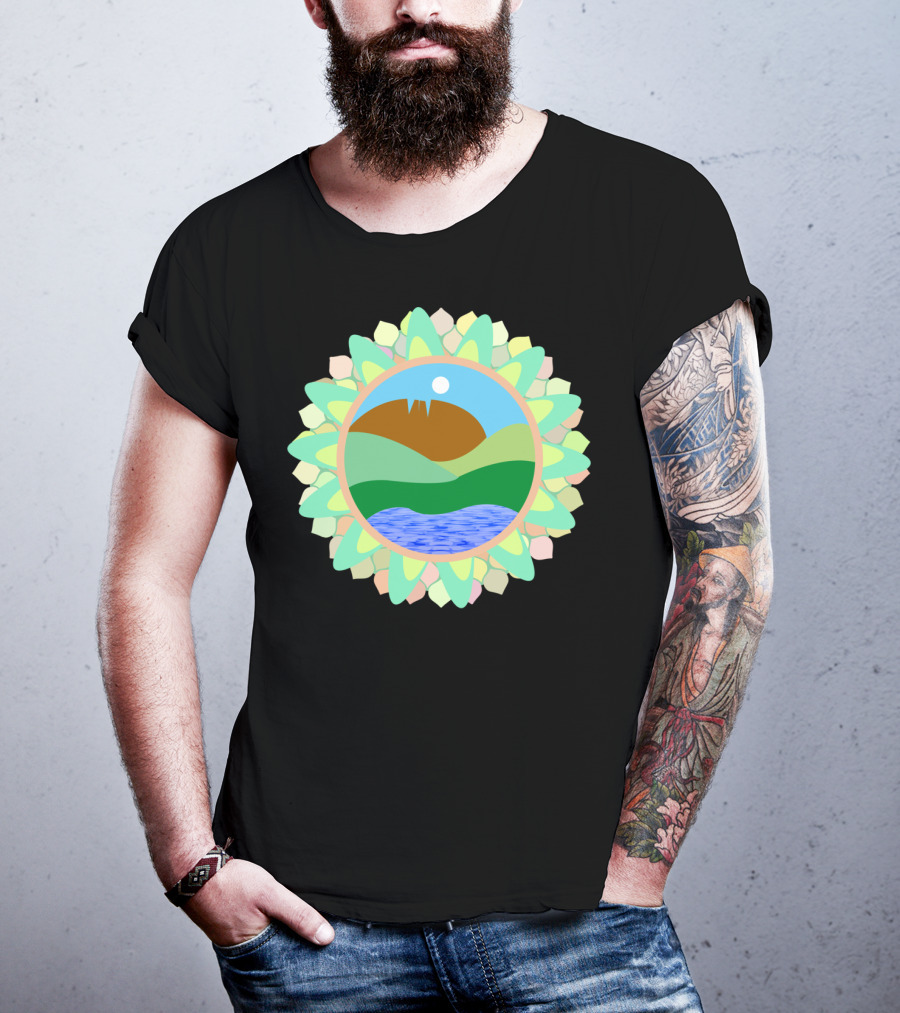Horsetooth Rock Fort Collins Colorado Co Scenic Mountain Lake Sunburst T-Shirt