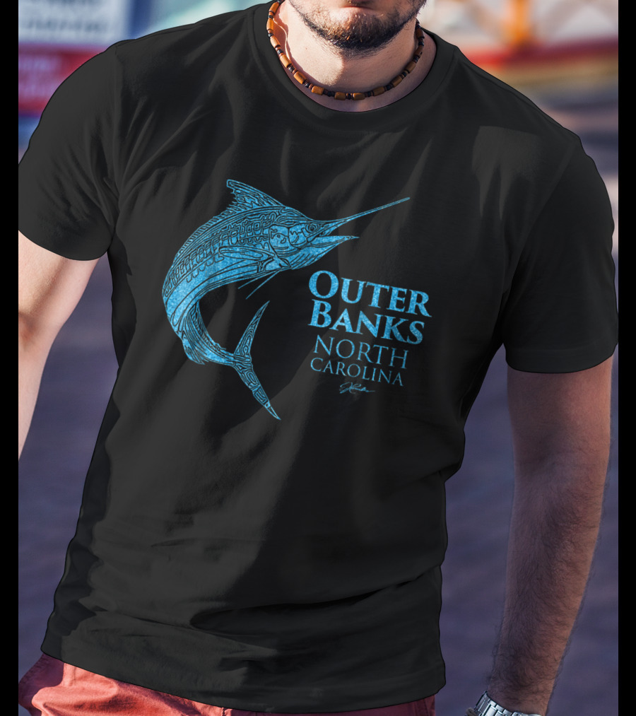 Outer Banks North Carolina Marlin Jcombs T-Shirt
