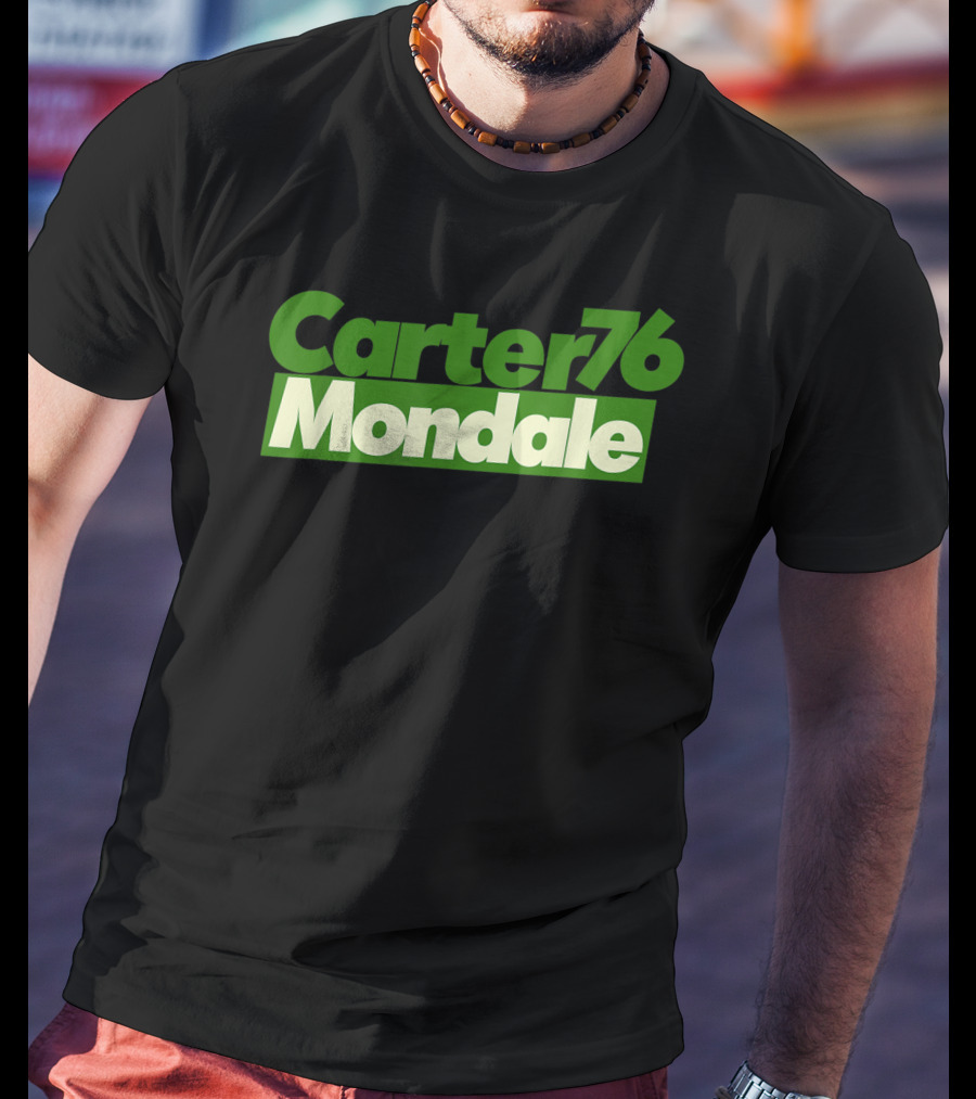 Carter Mondale 76 Vintage Political Campaign T-Shirt
