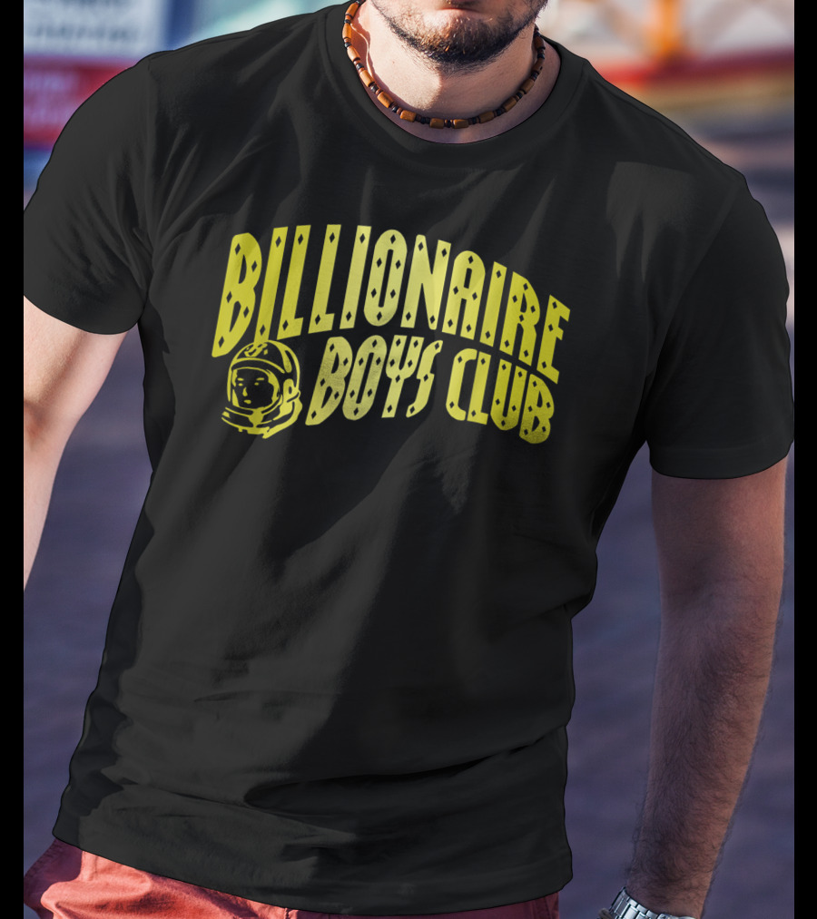 Billionaire Boys Club Logo With Astronaut Helmet Illustration Rich T-Shirt