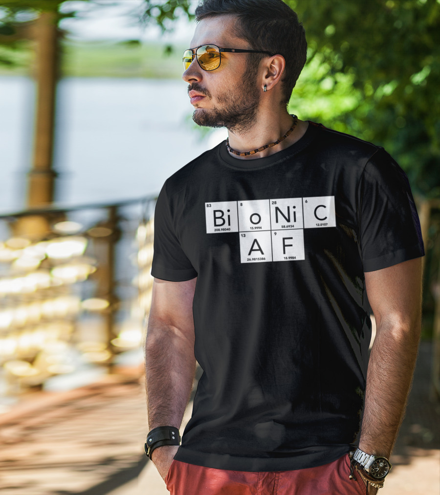 Bionic AF Periodic Table Elements Inspired Surgery Replacement Hos T-Shirt
