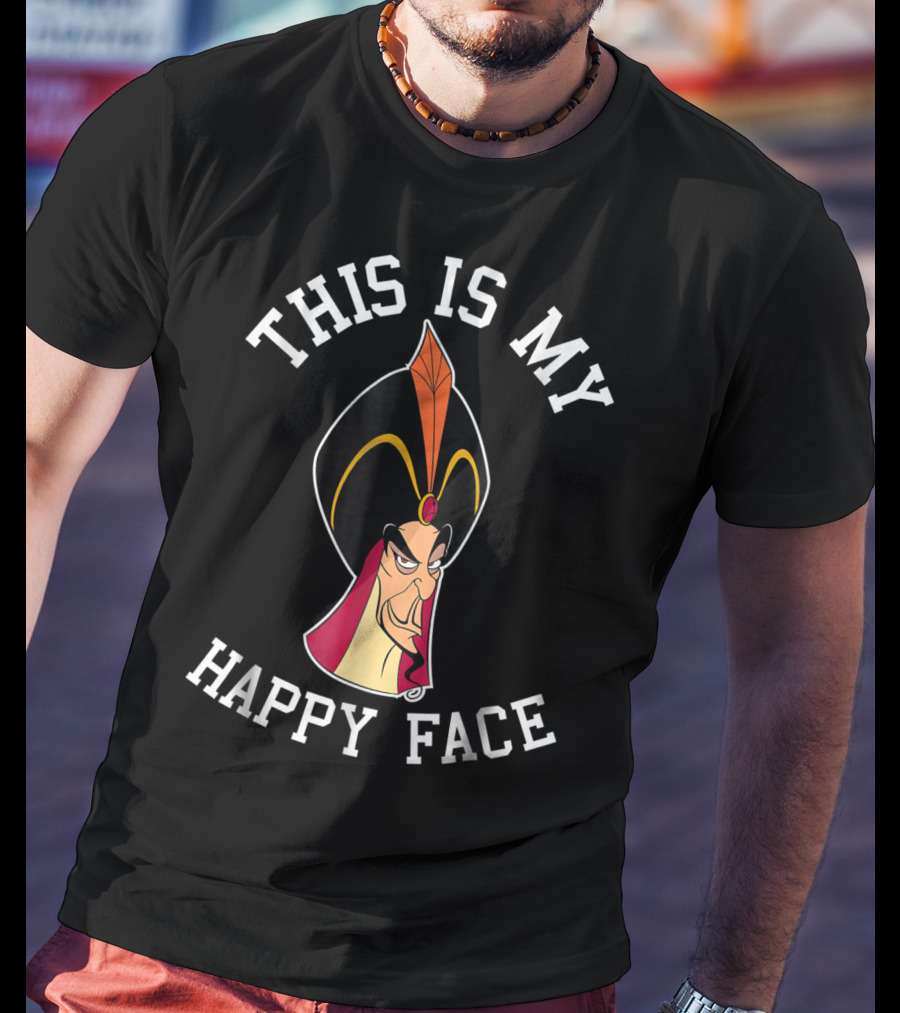 This Is My Happy Face Disney Jafar T-Shirt