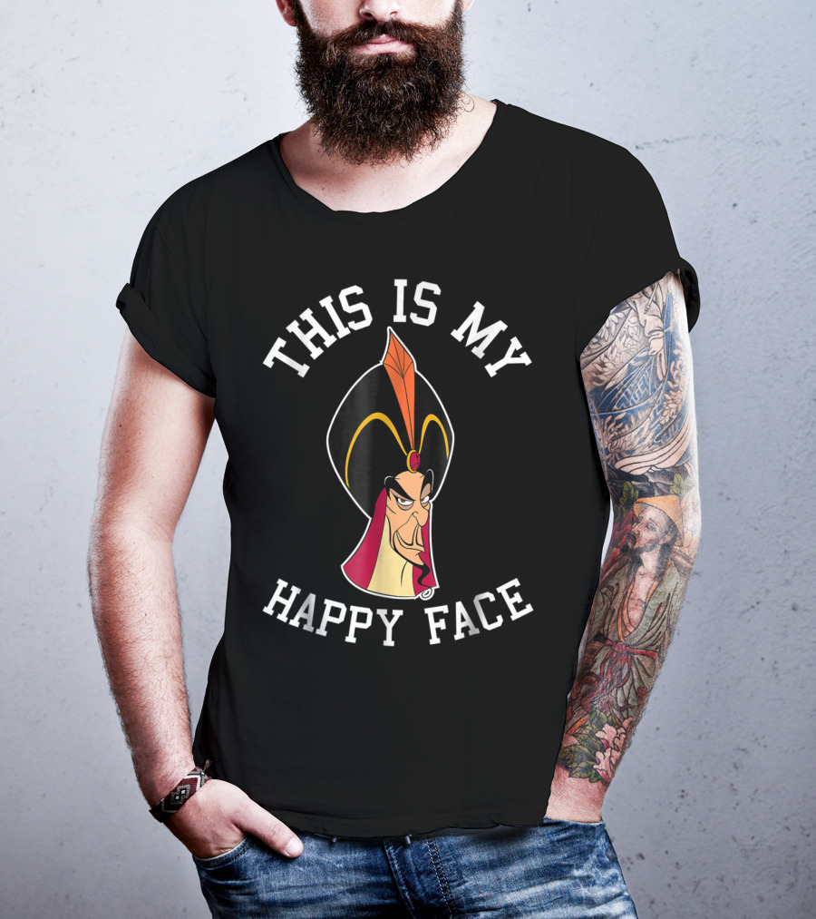 This Is My Happy Face Disney Jafar T-Shirt