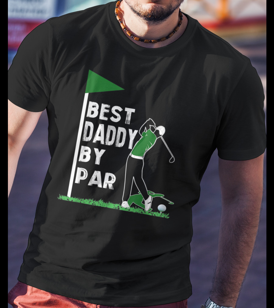 Best Daddy By Par Funny Golf Lover Father's Day T-Shirt