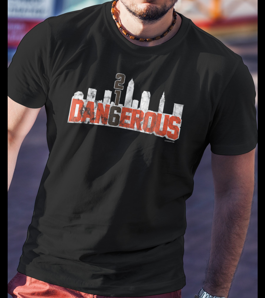 Football Cleveland 216 Dangerous Skyline Feeling T-Shirt