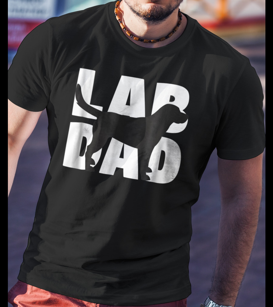 Lab Dad Labrador Retriever Dad Labrad T-Shirt