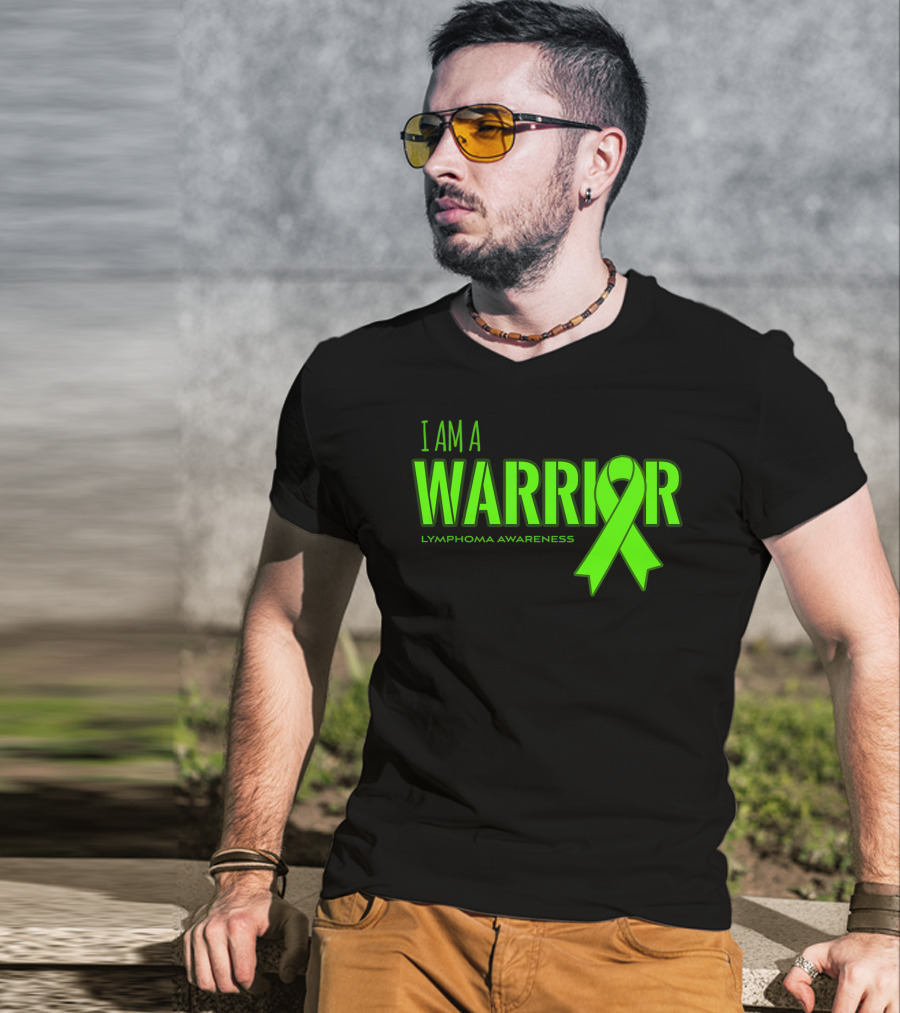 I Am A Warrior Lymphoma Awareness T-Shirt