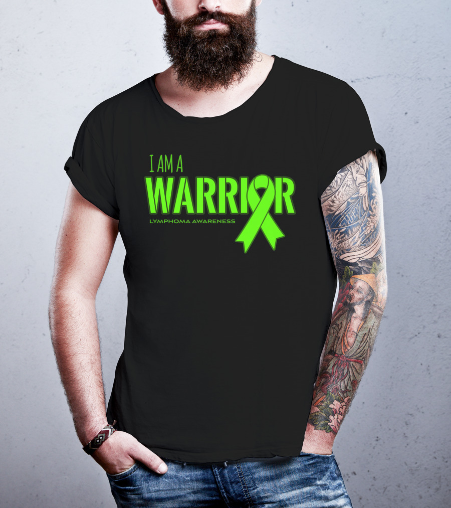 I Am A Warrior Lymphoma Awareness T-Shirt