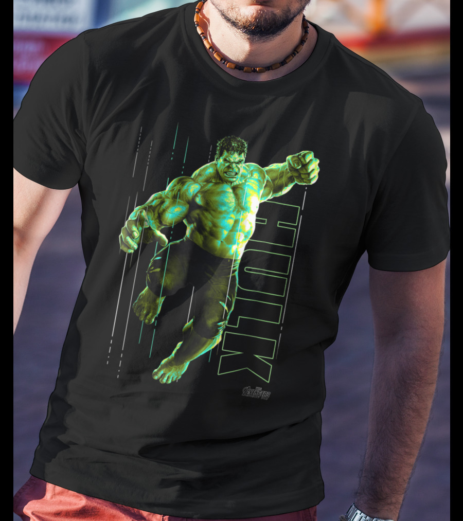 Marvel Avengers Infinity War Hulk Jump Smash T-Shirt