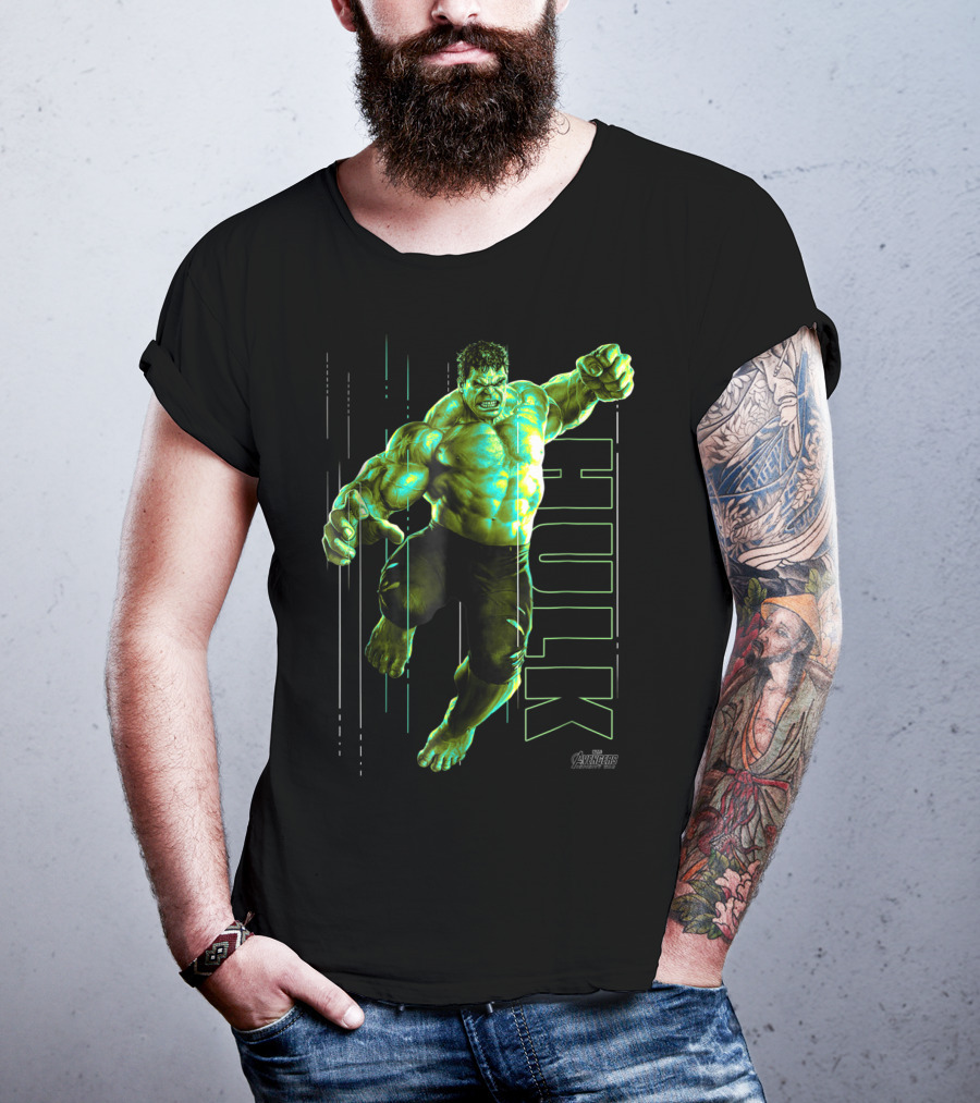 Marvel Avengers Infinity War Hulk Jump Smash T-Shirt