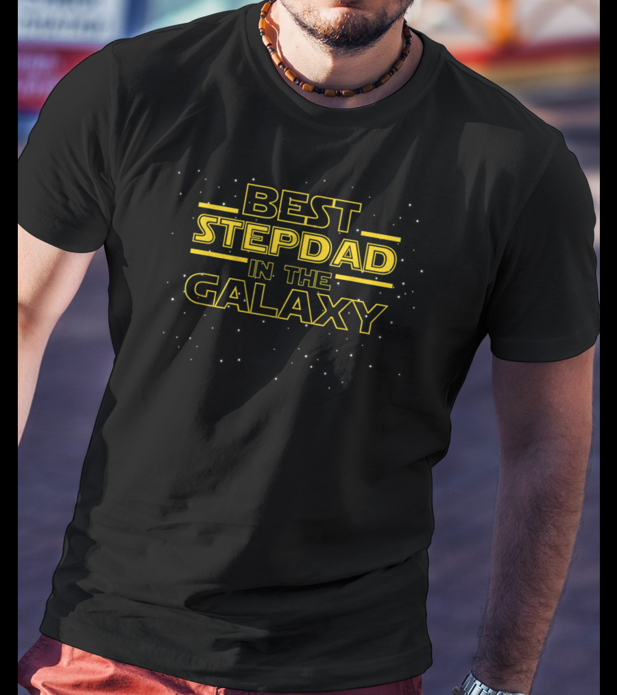 Best Stepdad In The Galaxy Mens Shirt Star Wars Inspired T-Shirt