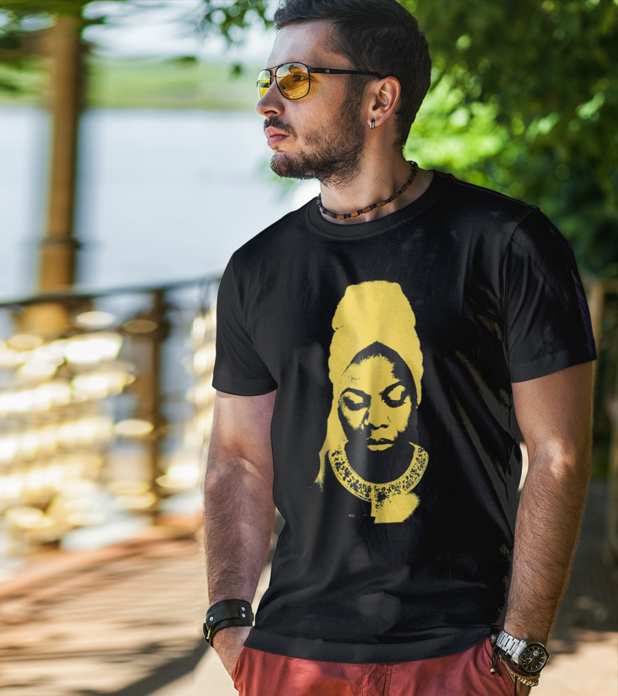 Nina Simone Yellow T-Shirt