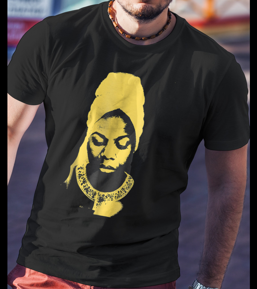 Nina Simone Yellow T-Shirt