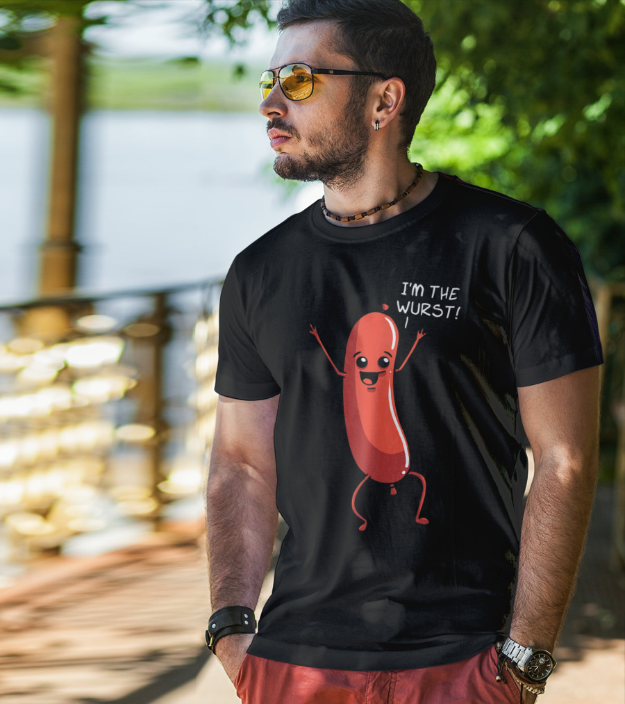 Oktoberfest I'm The Wurst Happy Sausage T-Shirt