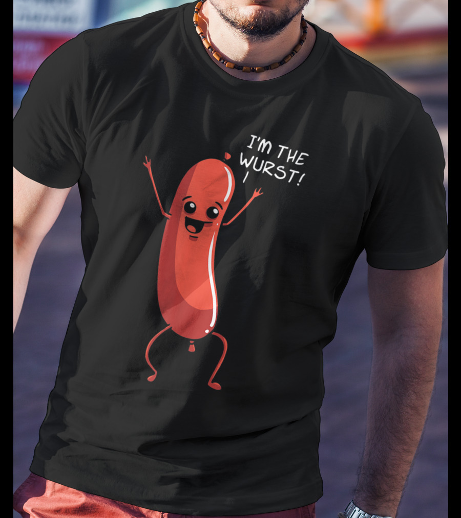 Oktoberfest I'm The Wurst Happy Sausage T-Shirt