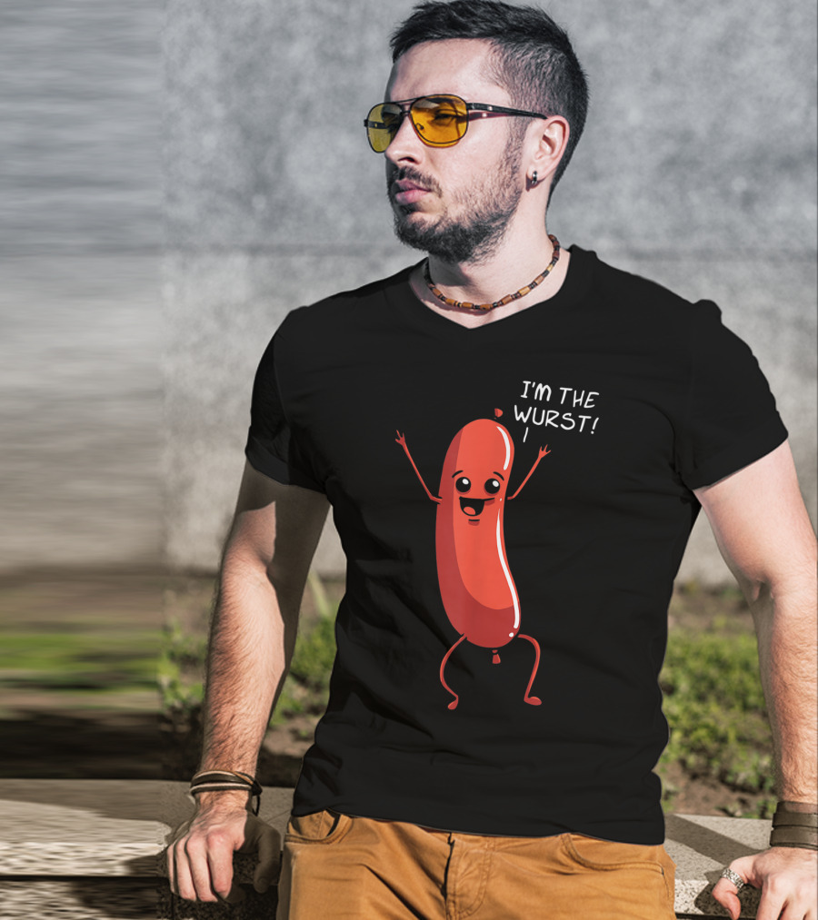Oktoberfest I'm The Wurst Happy Sausage T-Shirt