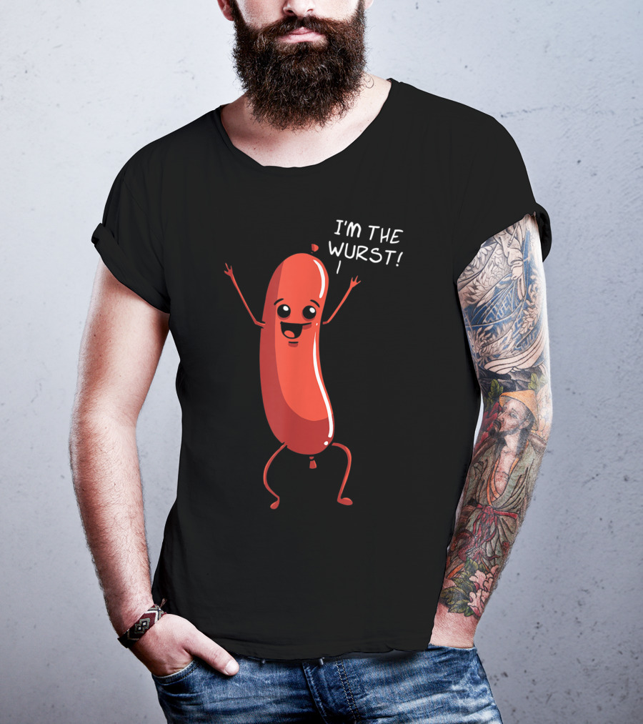Oktoberfest I'm The Wurst Happy Sausage T-Shirt