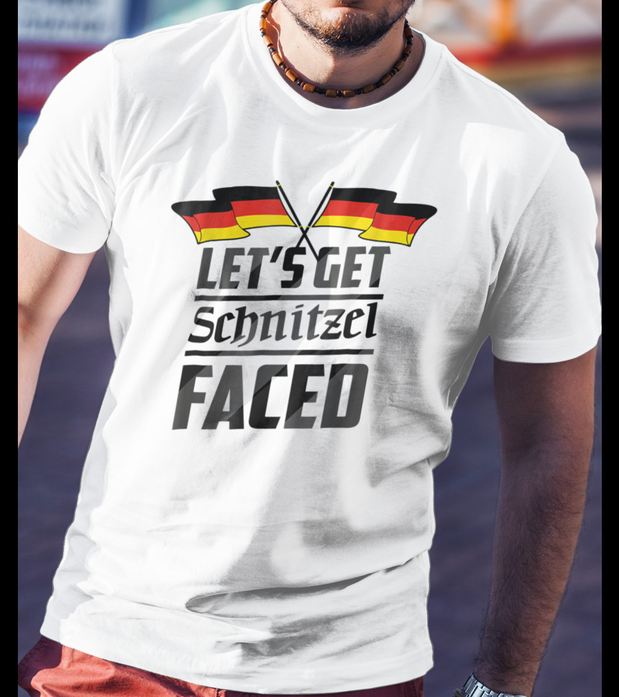 Let's Get Schnitzel Faced Oktoberfest Outfit Ideas Female Mens Girl T-Shirt