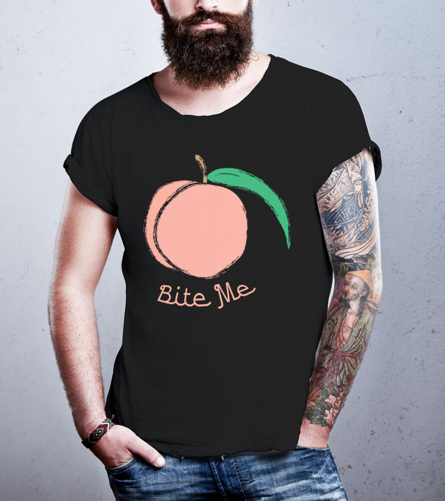Peach Bite Me T-Shirt